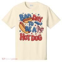 Bad Day To Be A Hot Dog 4th Of July  T-Shirt thumb 0