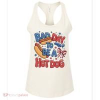 Bad Day To Be A Hot Dog 4th Of July  Women's Tank Top thumb 0