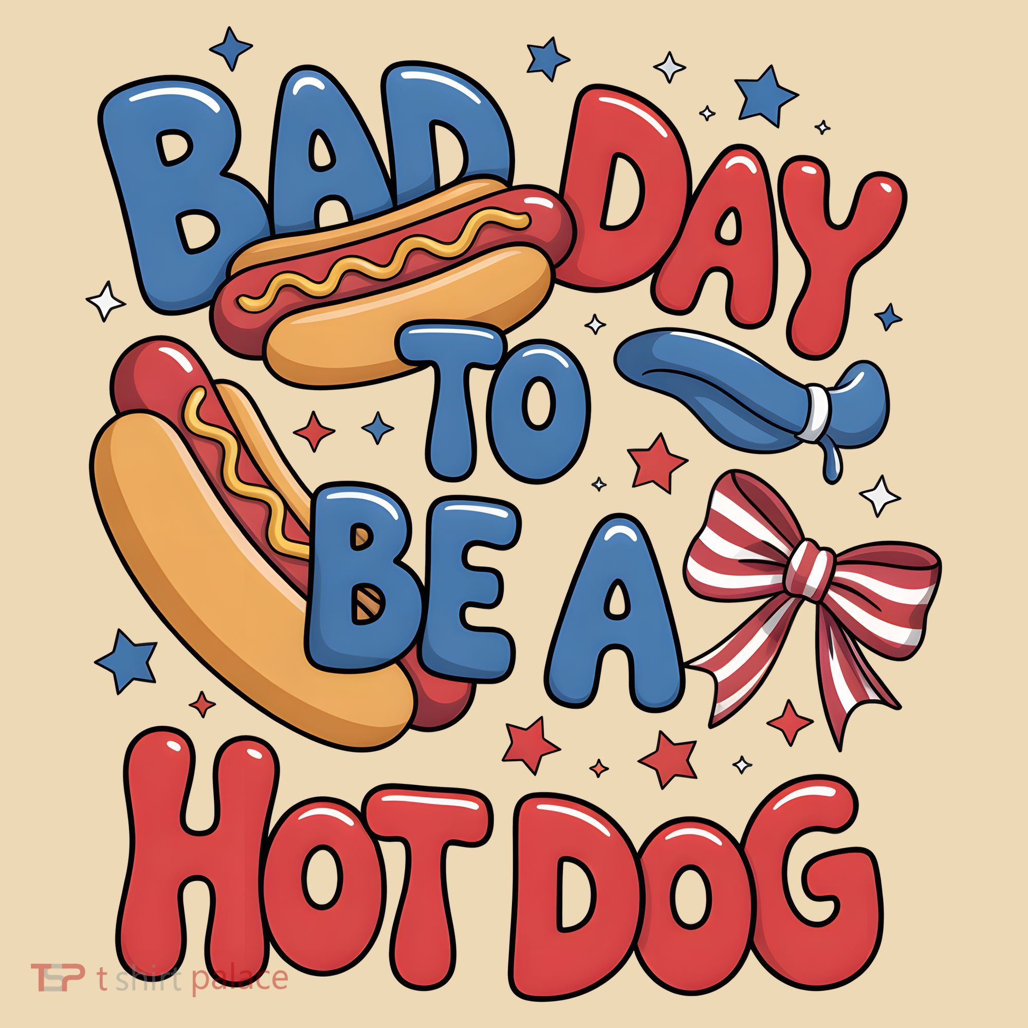 Bad Day To Be A Hot Dog 4th Of July  Women's Tank Top