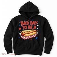 Bad Day To Be A Hot Dog BBQ Grilling Funny Hoodie thumb 0