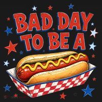 Bad Day To Be A Hot Dog BBQ Grilling Funny Women's Hoodie thumb 2
