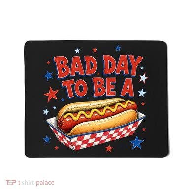 Bad Day To Be A Hot Dog BBQ Grilling Funny Mousepad