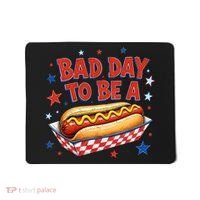 Bad Day To Be A Hot Dog BBQ Grilling Funny Mousepad thumb 0
