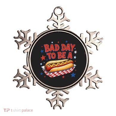 Bad Day To Be A Hot Dog BBQ Grilling Funny Ornament