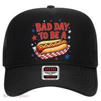 Bad Day To Be A Hot Dog BBQ Grilling Funny Hat thumb 0