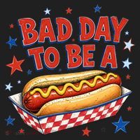 Bad Day To Be A Hot Dog BBQ Grilling Funny Hat thumb 2