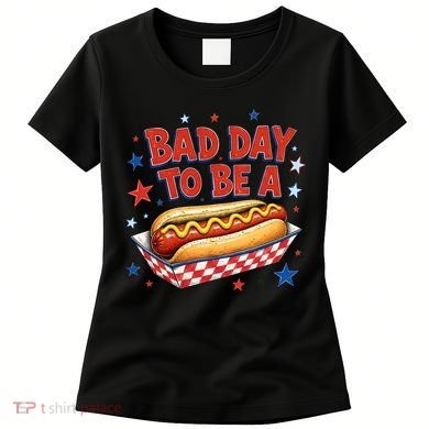 Bad Day To Be A Hot Dog BBQ Grilling Funny Women's T-Shirt