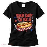 Bad Day To Be A Hot Dog BBQ Grilling Funny Women's T-Shirt thumb 0