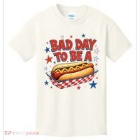 Bad Day To Be A Hot Dog BBQ Grilling Funny Kids T-Shirt thumb 0