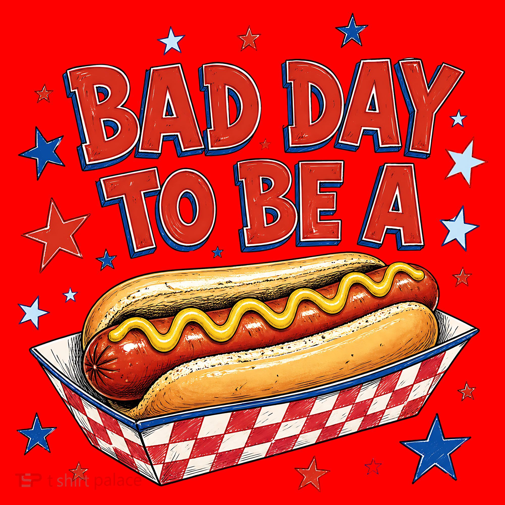 Bad Day To Be A Hot Dog BBQ Grilling Funny Santa Hat