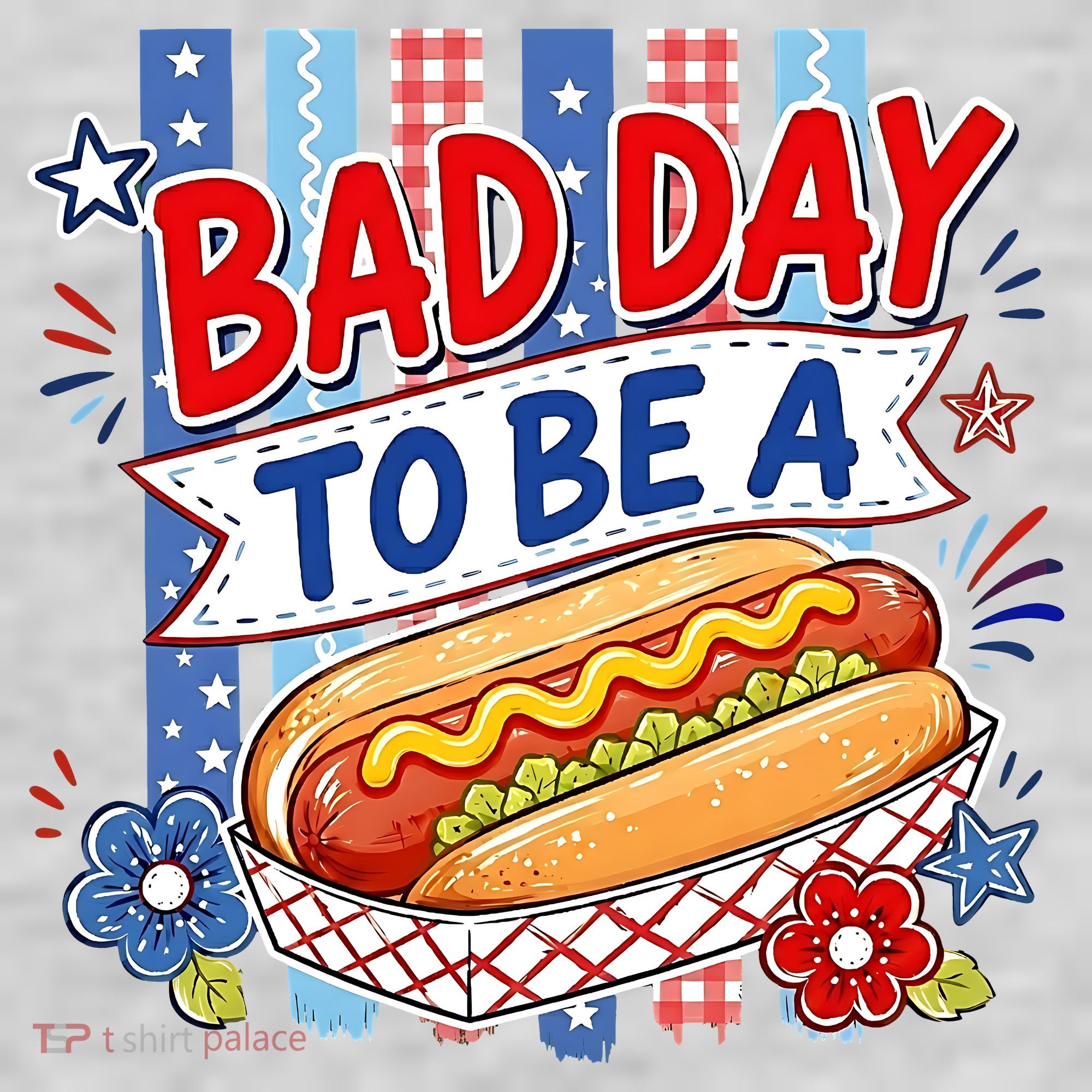 Bad Day To Be A Hot Dog Funny Hotdog Meme T-Shirt