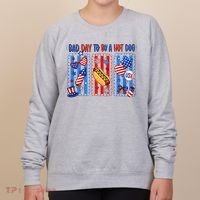 Bad Day To Be A Hot Dog July 4th Funny Women's Sweatshirt thumb 0