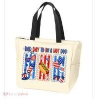 Bad Day To Be A Hot Dog July 4th Funny Tote Bag thumb 3