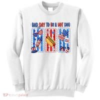 Bad Day To Be A Hot Dog July 4th Funny Sweatshirt thumb 0