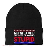 Bidenflation Definition The Cost Of Voting Stupid Anti Biden Beanie thumb 0