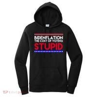 Bidenflation Definition The Cost Of Voting Stupid Anti Biden Women's Hoodie thumb 0