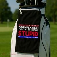 Bidenflation Definition The Cost Of Voting Stupid Anti Biden Golf Towel thumb 2