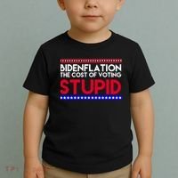 Bidenflation Definition The Cost Of Voting Stupid Anti Biden Toddler T-Shirt thumb 2