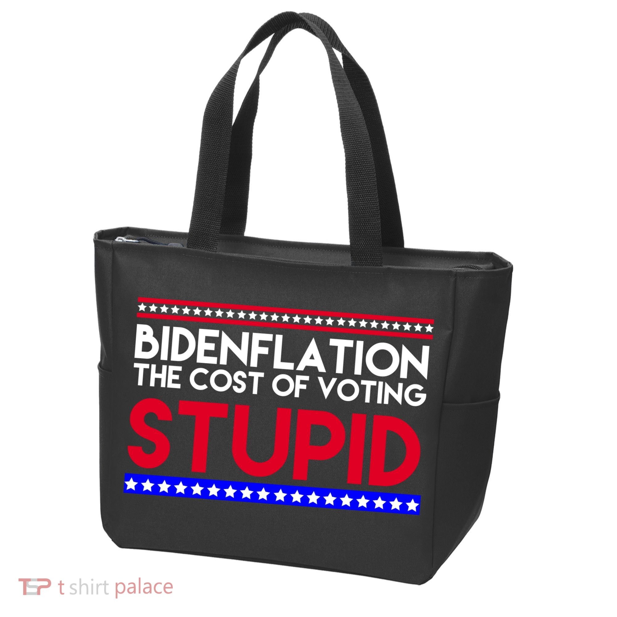 Bidenflation Definition The Cost Of Voting Stupid Anti Biden Tote Bag