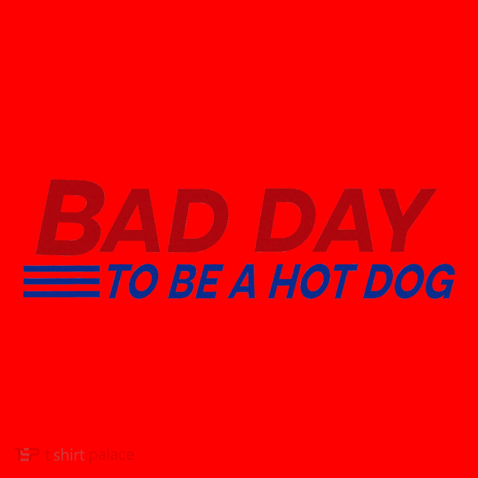 Bad Day To Be A Hot Dog Santa Hat