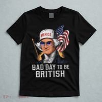 Bad Day To Be British Patriotic George Washington T-Shirt thumb 5