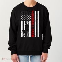 Baseball Dad USA FLag Women's Sweatshirt thumb 0
