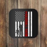 Baseball Dad USA FLag Coaster thumb 0