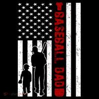 Baseball Dad USA FLag Coaster thumb 2