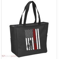 Baseball Dad USA FLag Tote Bag thumb 2