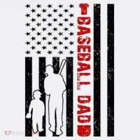 Baseball Dad USA FLag Beanie thumb 2