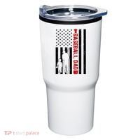 Baseball Dad USA FLag Tumbler thumb 0