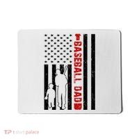 Baseball Dad USA FLag Mousepad thumb 0