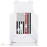 Baseball Dad USA FLag Tank Top thumb 0