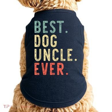 Best Dog Uncle Ever Cool Funny Vintage Doggie Tank