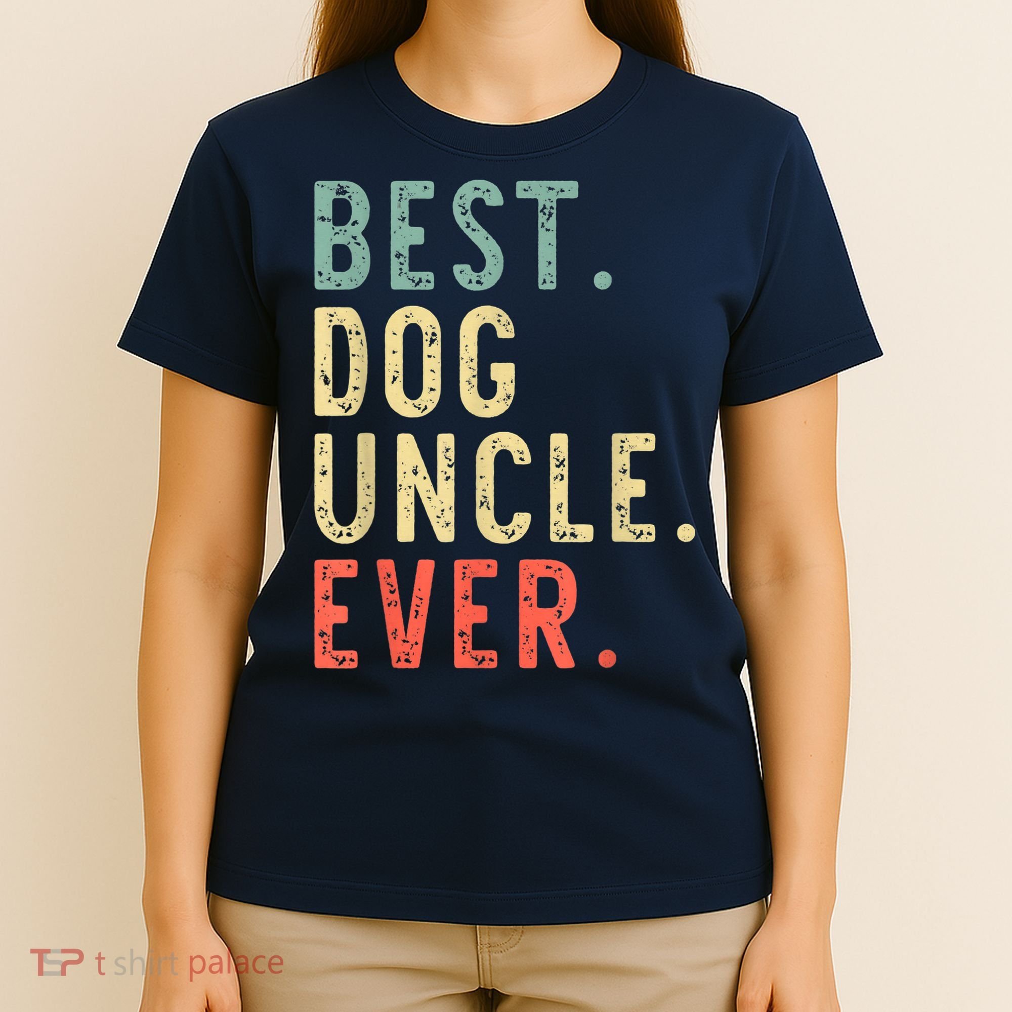 Best Dog Uncle Ever Cool Funny Vintage T-Shirt