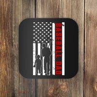 Baseball Dad USA Flag Coaster thumb 0