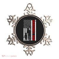 Baseball Dad USA Flag Ornament thumb 0