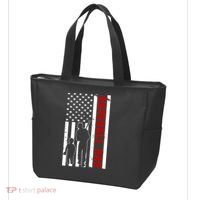 Baseball Dad USA Flag Tote Bag thumb 3