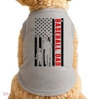 Baseball Dad USA Flag Doggie Tank thumb 0
