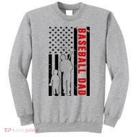 Baseball Dad USA Flag Sweatshirt thumb 0