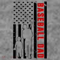 Baseball Dad USA Flag Kids Sweatshirt thumb 2