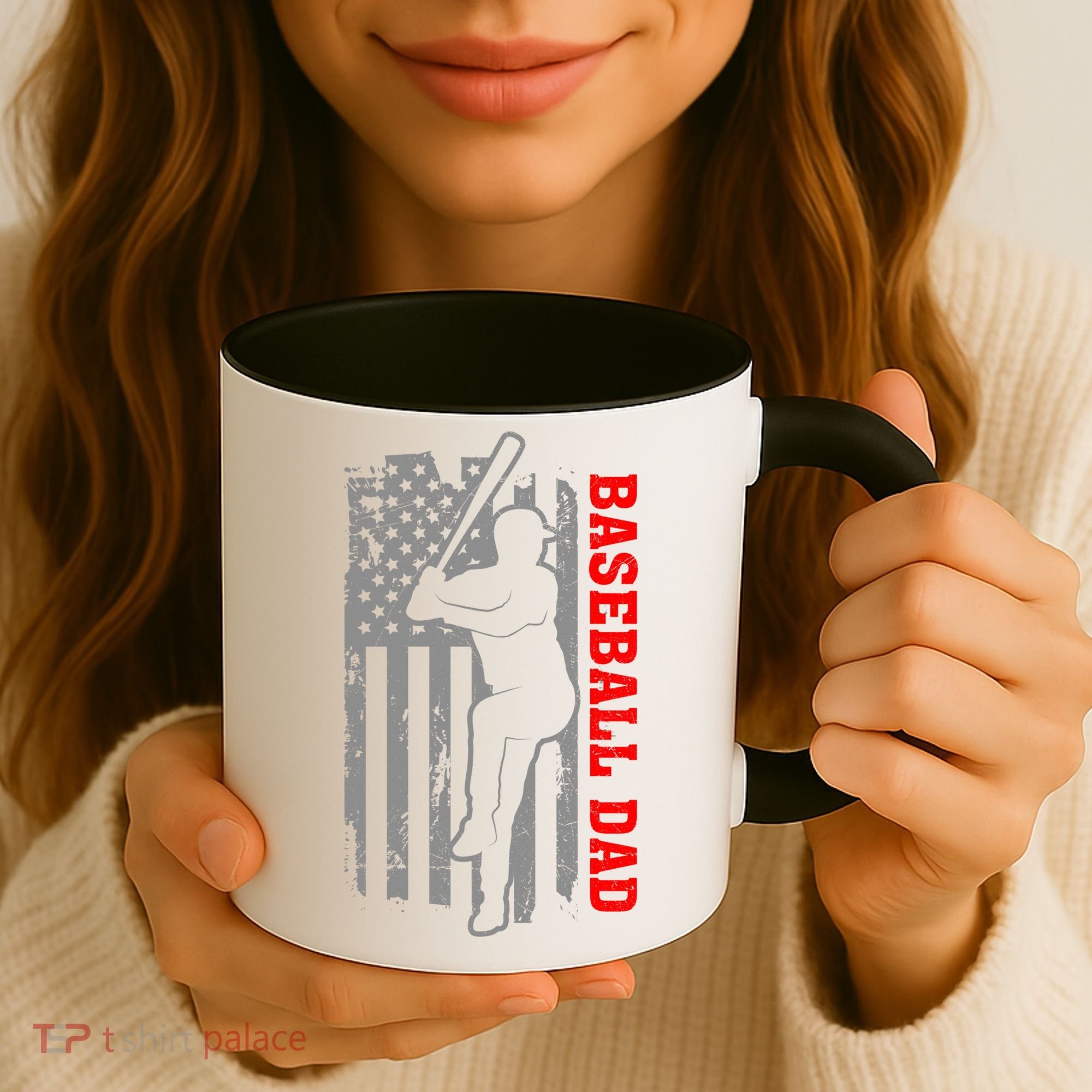 Baseball Dad Usa America Baseball Dad 'S Baseball Cool Gift Coffee Mug
