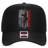 Baseball Dad Usa America Baseball Dad 'S Baseball Cool Gift Hat thumb 0