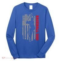 Baseball Dad Usa America Baseball Dad 'S Baseball Cool Gift Long Sleeve Shirt thumb 0