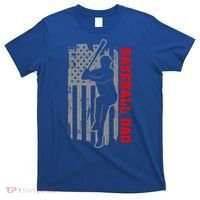 Baseball Dad Usa America Baseball Dad 'S Baseball Cool Gift T-Shirt thumb 0