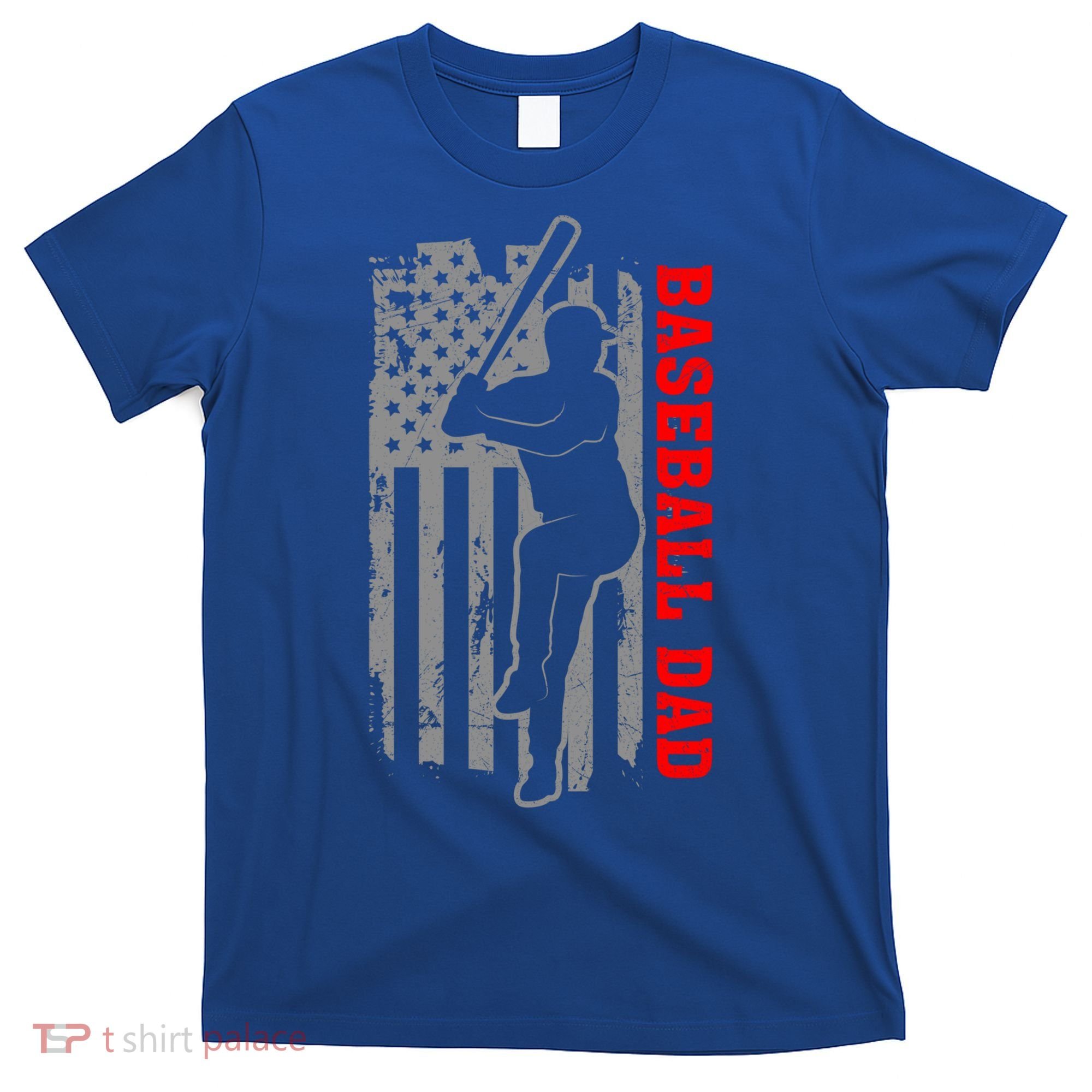 Baseball Dad Usa America Baseball Dad 'S Baseball Cool Gift T-Shirt