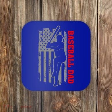 Baseball Dad Usa America Baseball Dad 'S Baseball Cool Gift Coaster