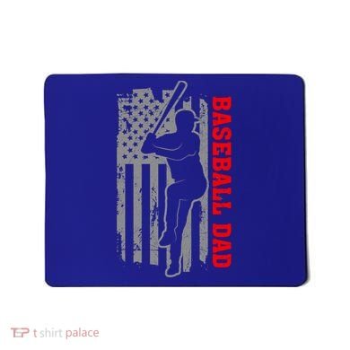 Baseball Dad Usa America Baseball Dad 'S Baseball Cool Gift Mousepad