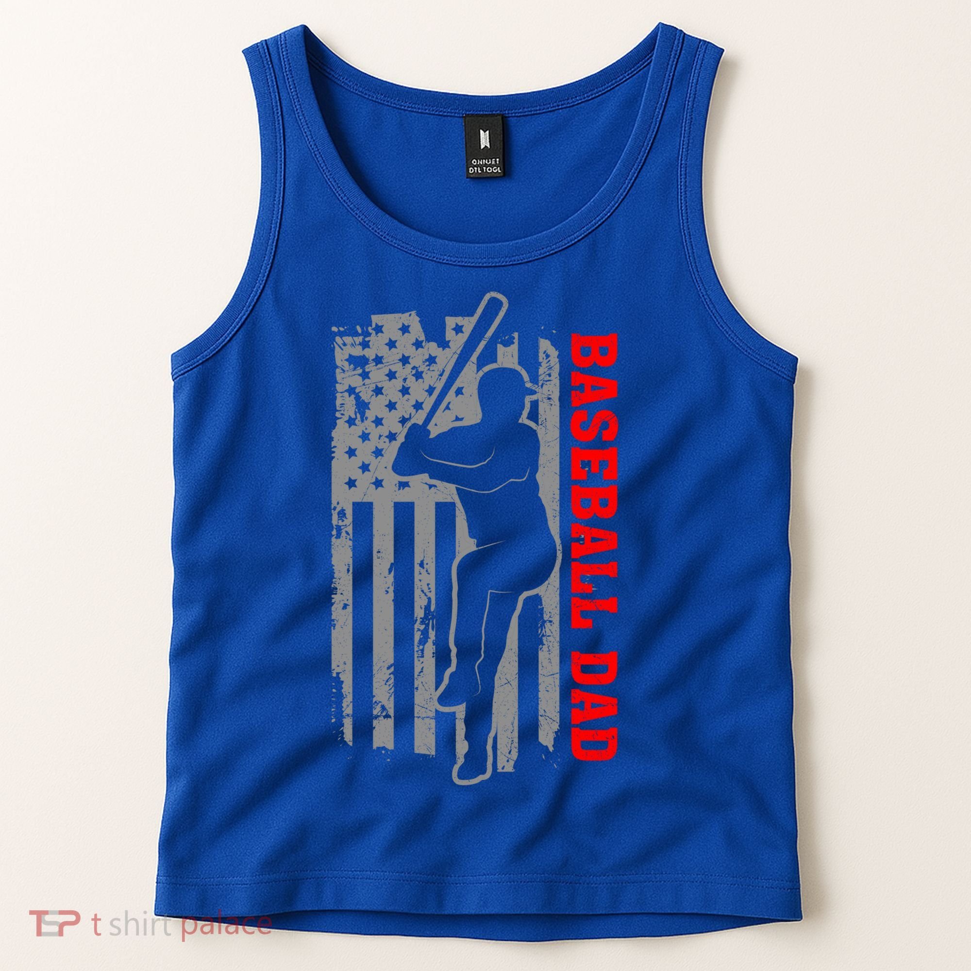 Baseball Dad Usa America Baseball Dad 'S Baseball Cool Gift Tank Top