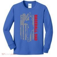 Baseball Dad Usa America Baseball Dad 'S Baseball Cool Gift Kids Long Sleeve Shirt thumb 0